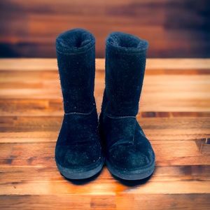 BEARPAW Elle short women’s size 7 black boots